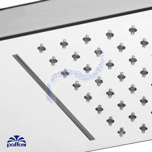 Pommeau de douche double jet en métal Paffoni CASCADE 53 x 16 cm - ZSOF099CR