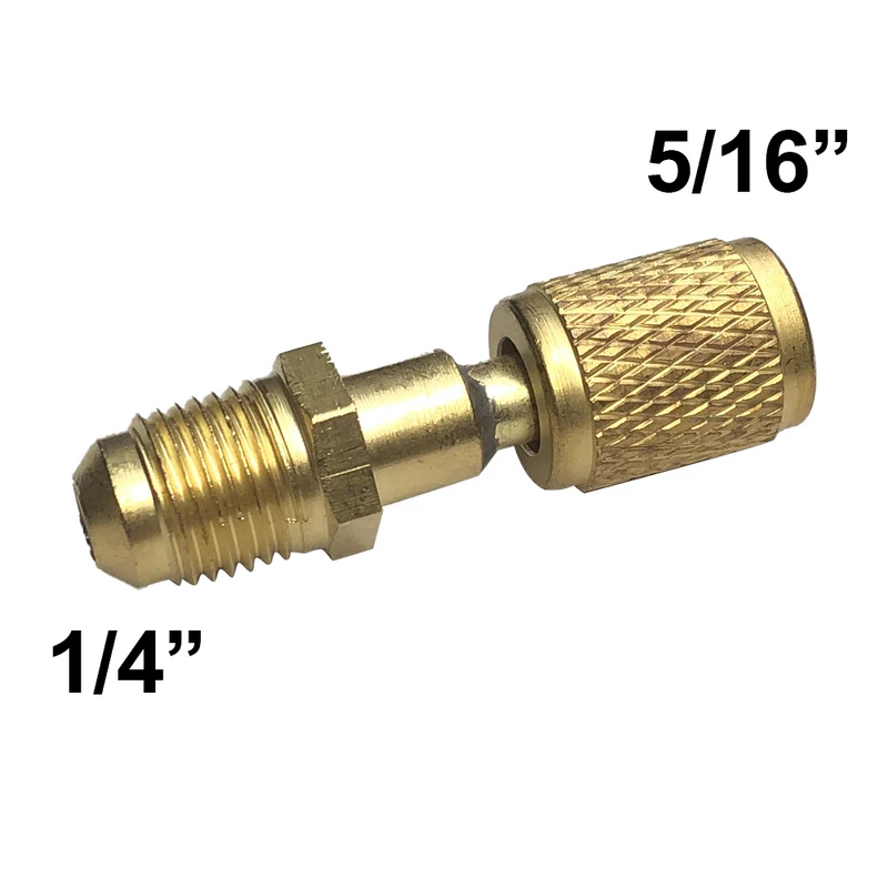 Raccord pivotant réduit M1/4'' x F5/16'' avec goupille de pression