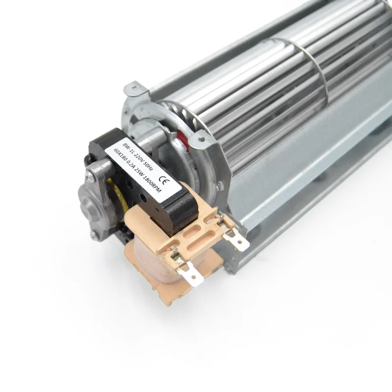 Ventilateur tangentiel gauche 180 mm, lot de 15 mm, 230 V, 50/60 Hz
