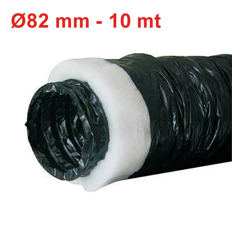 Gaine en polyéthylène souple, indéchirable et isolée, classe 1 - Ø 82 mm, rouleau de 10 m