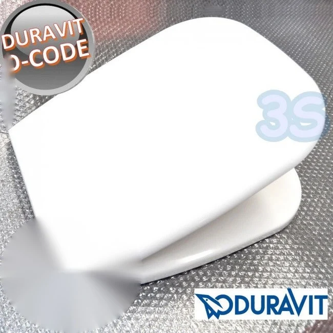 Abattant de toilette Duravit D-CODE avec couvercle