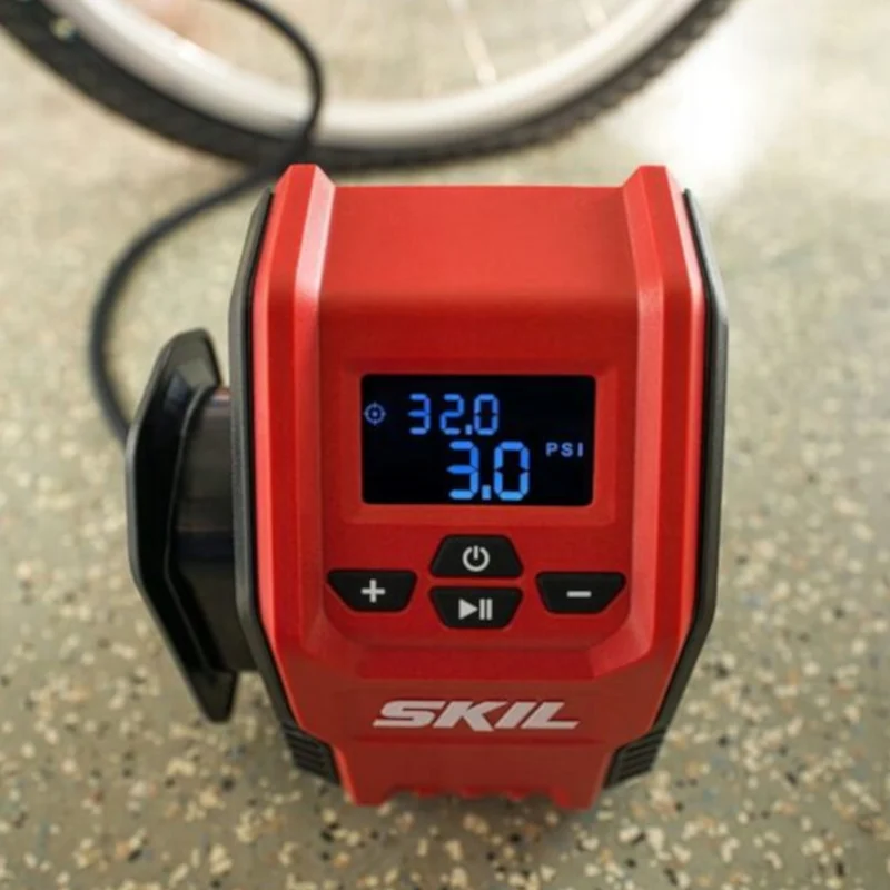 Compresseur d'air SKIL 2153 CA avec écran LCD - Batterie 12V (non incluse)
