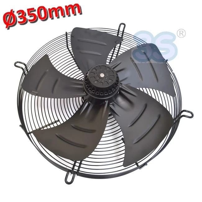 Ventilateur axial Ø 350 mm 135 W 220 V - avec moteur et grille
