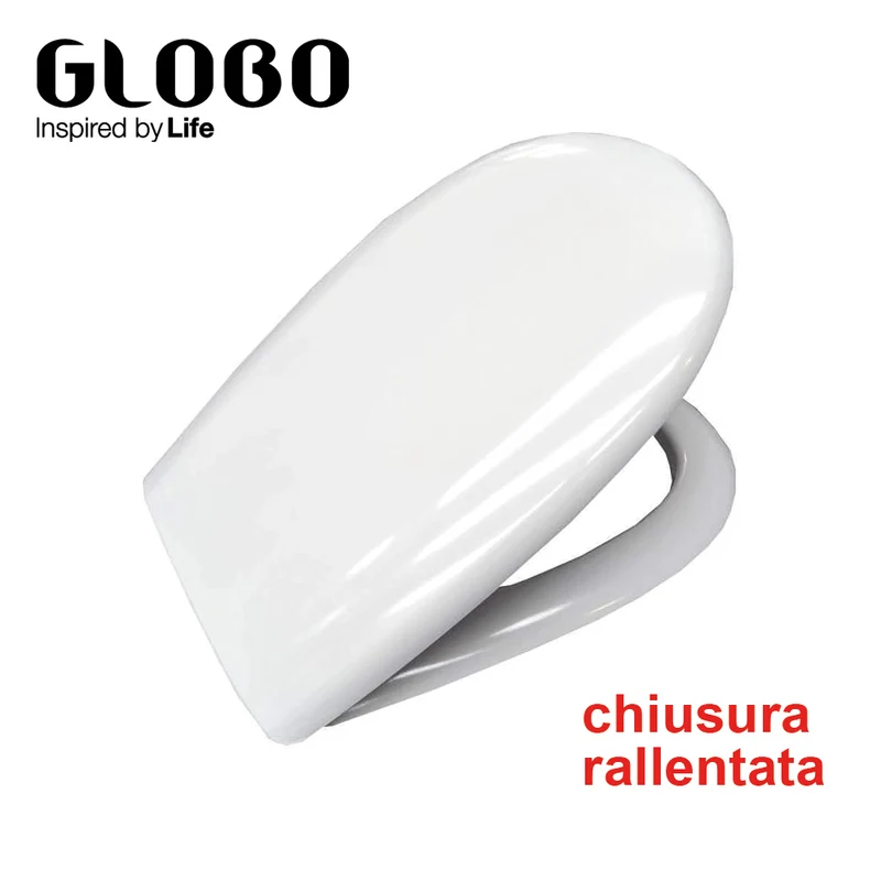 Abattant de toilette à fermeture ralentie GRACE Ceramica Globo d'origine - GR022BI