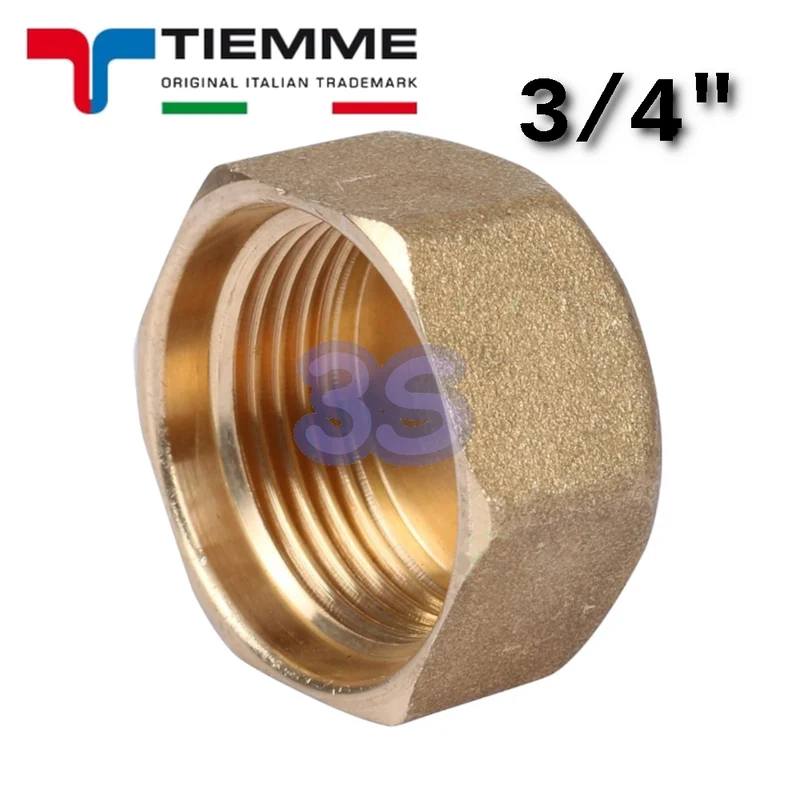 Bouchon femelle en laiton 3/4" pour collecteur - TIEMME