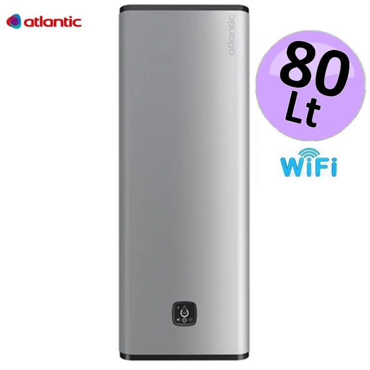 Chauffe-eau électrique VERTIGO Steatite WiFi 100 WaterDrop Atlantic - vertical ou horizontal - contrôle par application