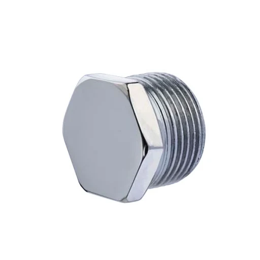 Fiche mâle hexagonale 1/2'' en acier zingué - 1 PIÈCE