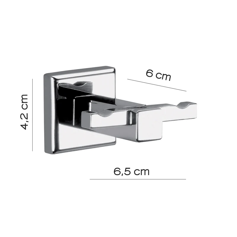 Porte-manteau double en acier - COLORADO GEDY