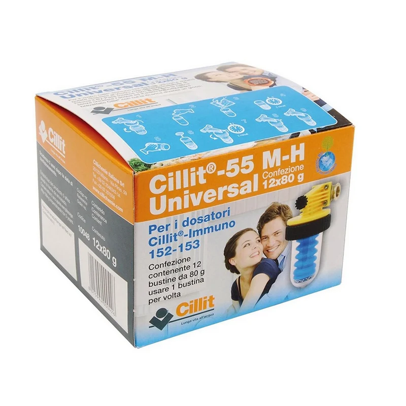 Cillit-55 M-H Universel, paquet de 12 sachets x 80 g - cillichemie