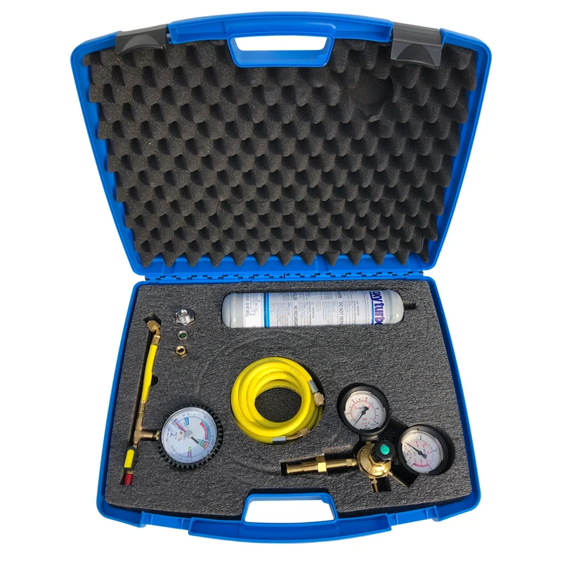 Kit de test d'étanchéité pour circuit frigorifique à l'azote
