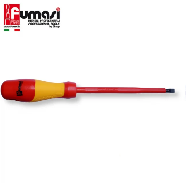Tournevis TGL professionnel pour électriciens 1,2 x 6,5 x 150 - 1000 V FUMASI