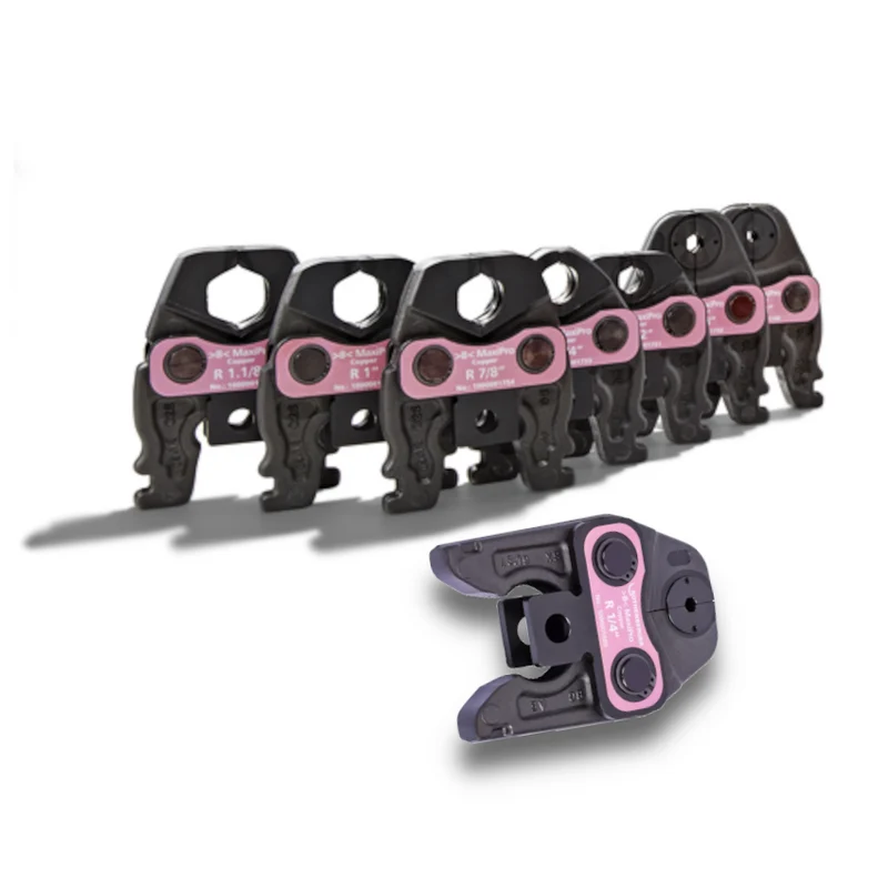 Coffret compact ROTHENBERGER MaxiPro à 8 mâchoires pour mini-presse 1/4''-3/8''-1/2''-3/4''-5/8''-7/8''-1''-1''1/8