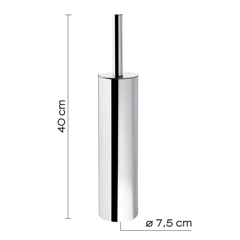 Brosse de toilette en acier inoxydable chromé - EDERA GEDY ED34