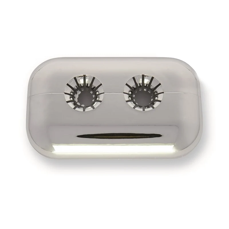 Rosace d'ouverture universelle chromée pour radiateurs monotubes