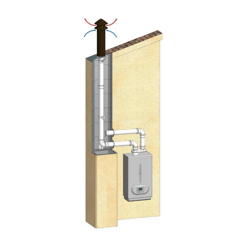 Carreau de plomb modelable pour cheminée, base 500 x 500 mm, diamètre Ø 60-100 / 80-125 mm, couleur noire