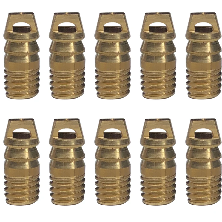 10 poussoirs de soupape de rechange pour tuyaux SAE de 1/4'' et 5/16''