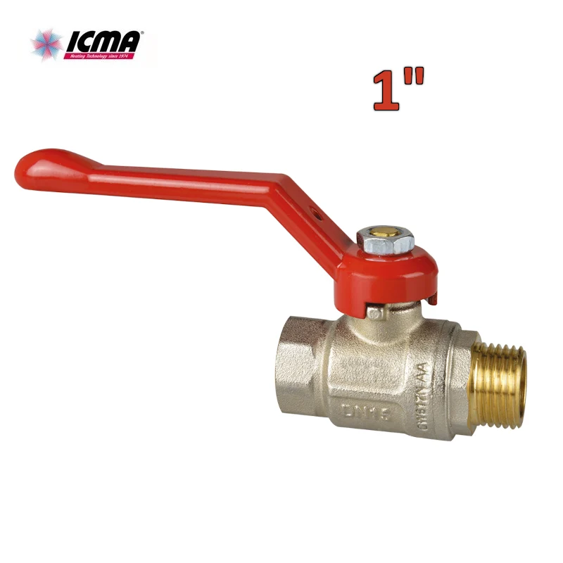 ICMA 352 - Vanne à bille - Filetage mâle/femelle 1'' - Levier long