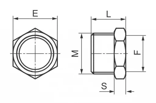 Réducteur en acier zingué 3/8'' mâle x 1/4'' femelle - 1 PIÈCE