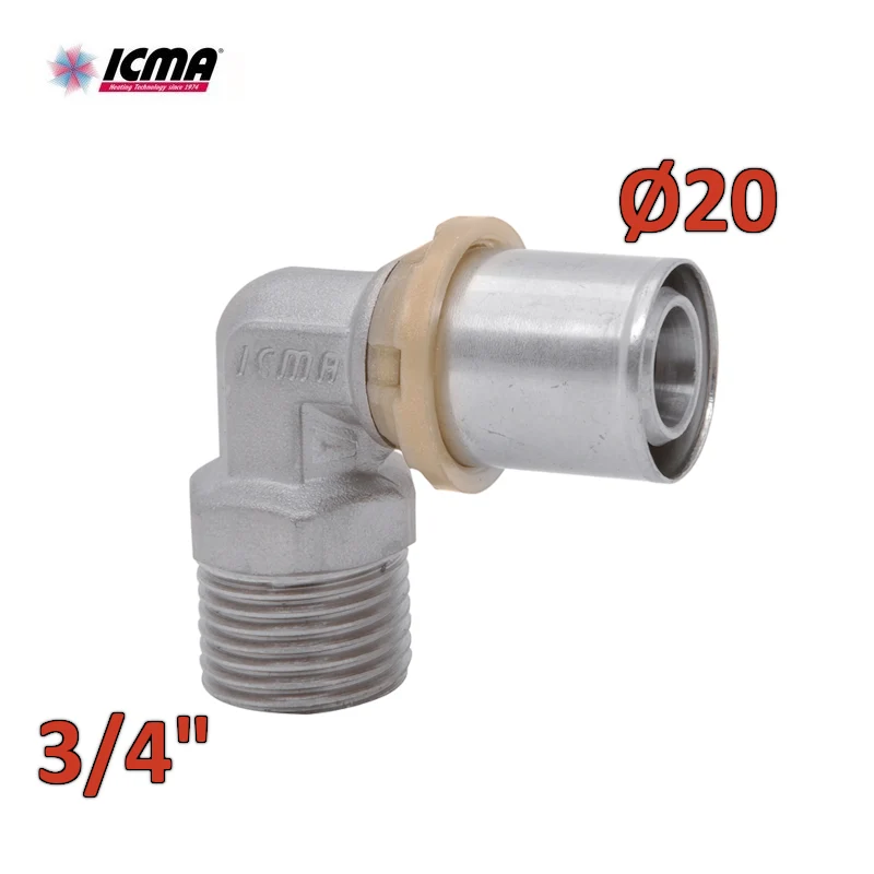 ICMA 404 - Raccord mâle coudé SEMPITER® 20x3/4''