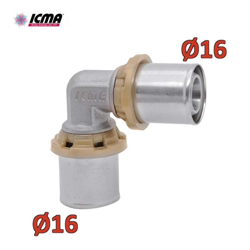 ICMA 403 - Raccord coudé à sertir SEMPITER® Ø 16x16 mm