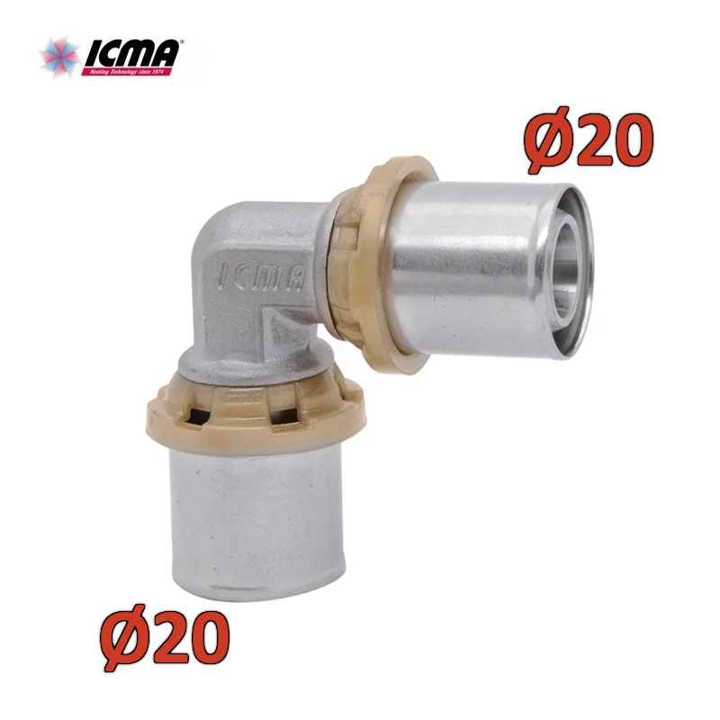 ICMA 403 - Raccord à pression double courbure 20x20 SEMPITER®