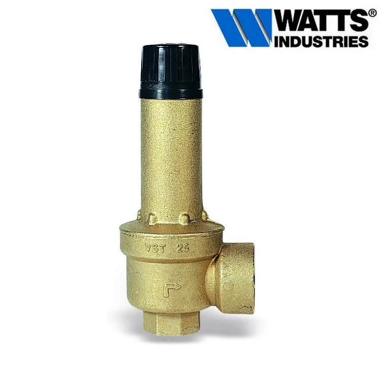 Soupape de sécurité à membrane WATTS - 6 bars, 3/4'' x 1'', homologuée et calibrée