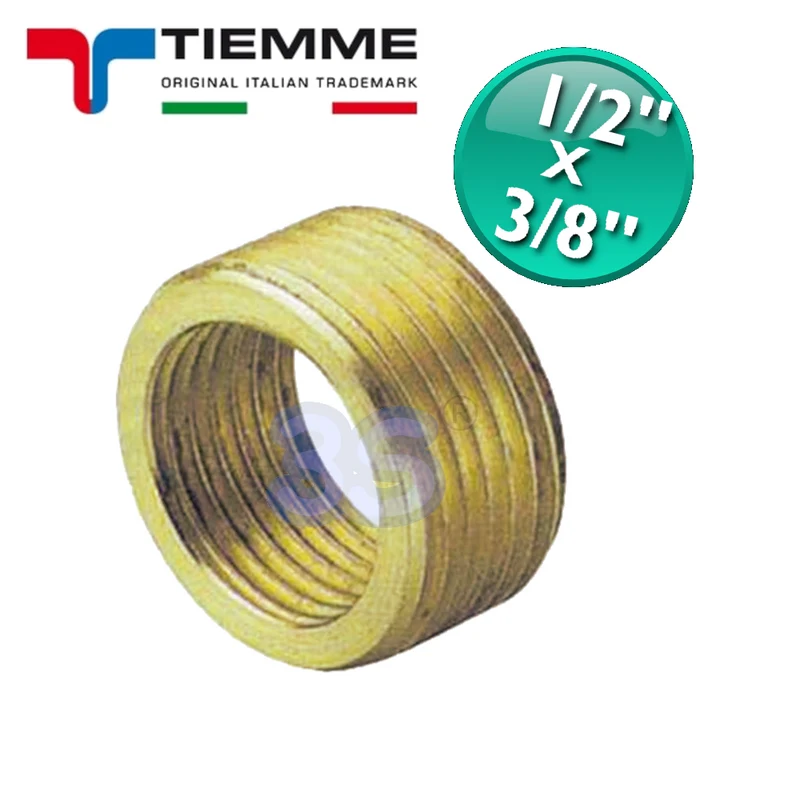 Bague de réduction filetée sans couronne M 1/2'' x F 3/8''