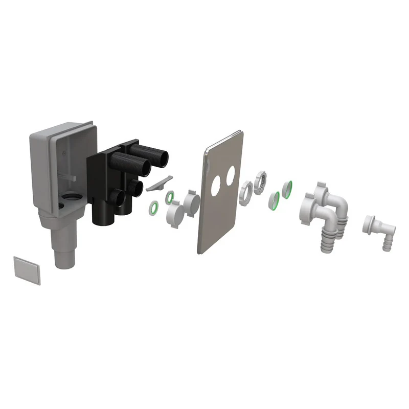 BIBOX double siphon intégré pour la vidange des lave-linge et lave-vaisselle