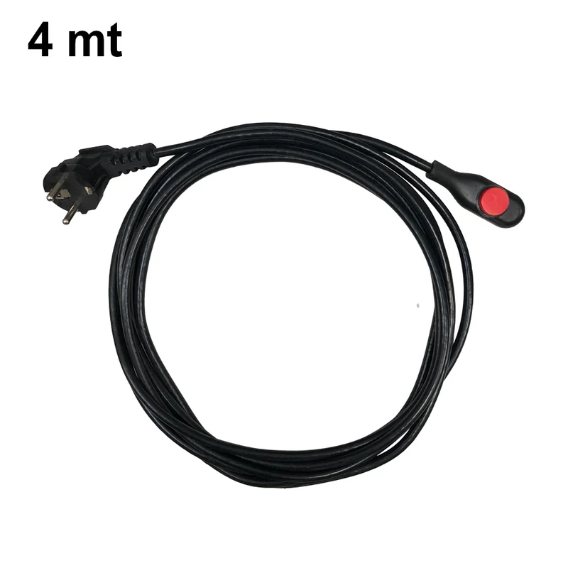 Câble chauffant NO FROST de 4 m, 15 W/m, avec prise et thermostat