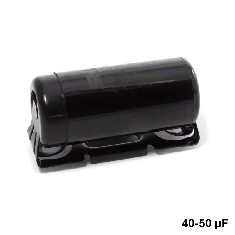Condensateur de démarrage pour moteurs électriques 40 - 50 µF - 330 Vca - 50/60 Hz