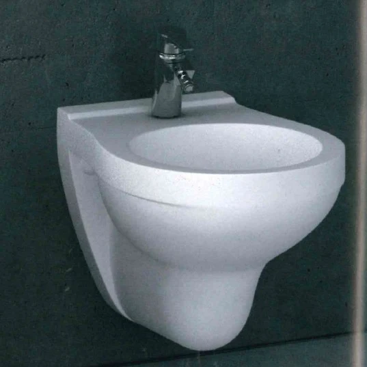 Bidet mural blanc brillant - Modèle CLIC