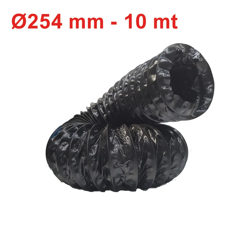 Gaine indéchirable en spirale d'acier harmonique noyée dans une couche de polyéthylène - Ø 254 mm, rouleau de 10 m