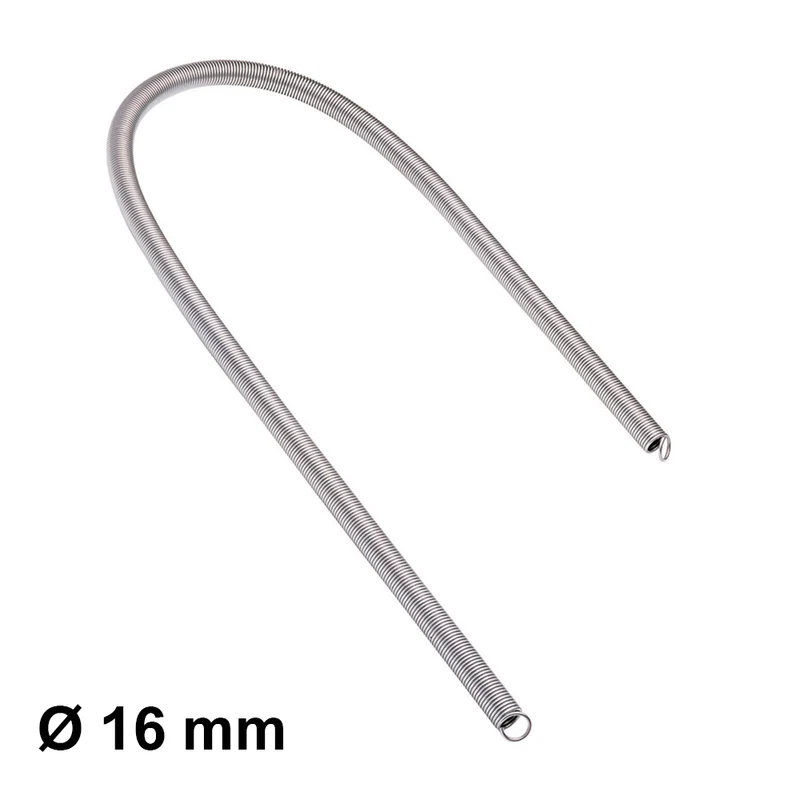 Ressort en acier pour le cintrage interne de tubes en contreplaqué Ø 16 mm