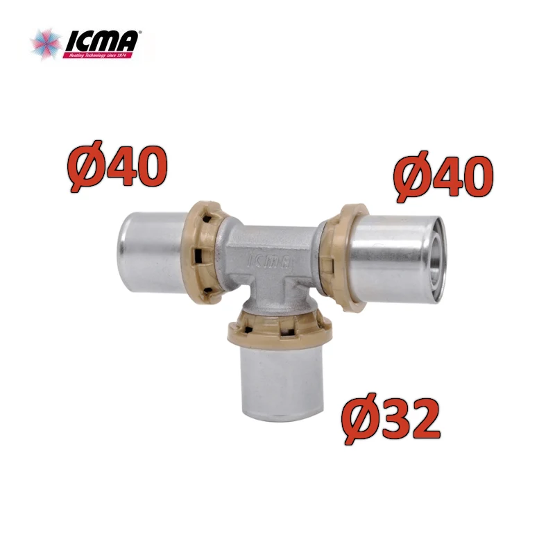 Raccord en T ICMA 406 - 40x32x40 SEMPITER®