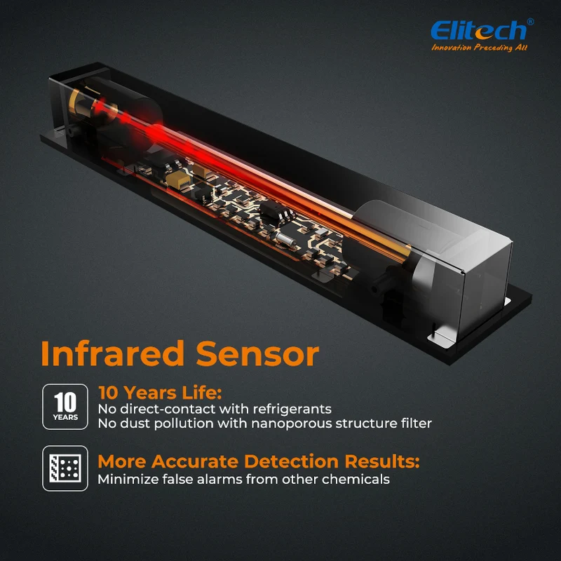 Elitech - Détecteur de fuites de dioxyde de carbone CO2