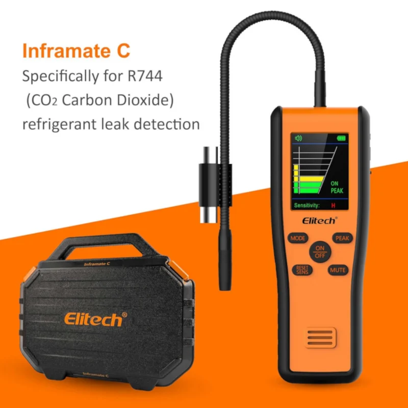 Elitech - Détecteur de fuites de dioxyde de carbone CO2