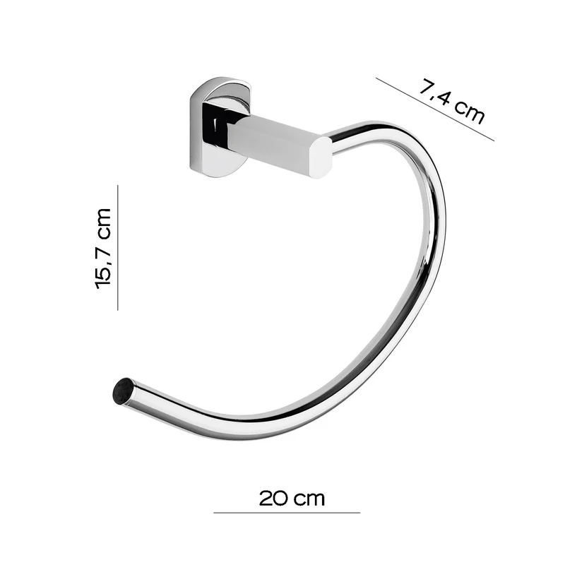 Anneau porte-serviettes pour bidet - EDERA GEDY ED70