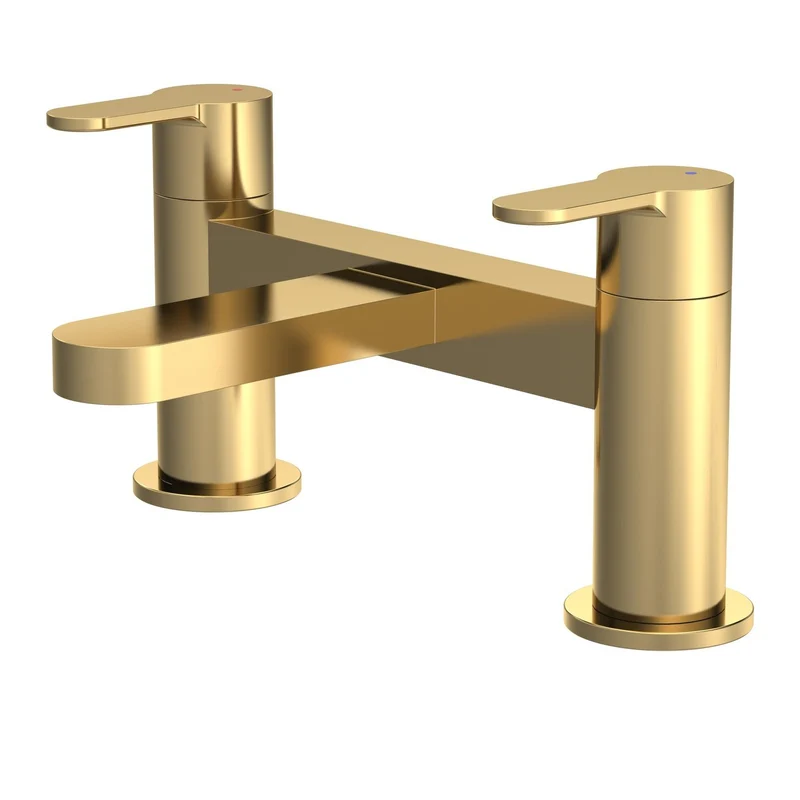 Lana Brushed Brass Bath Filler
