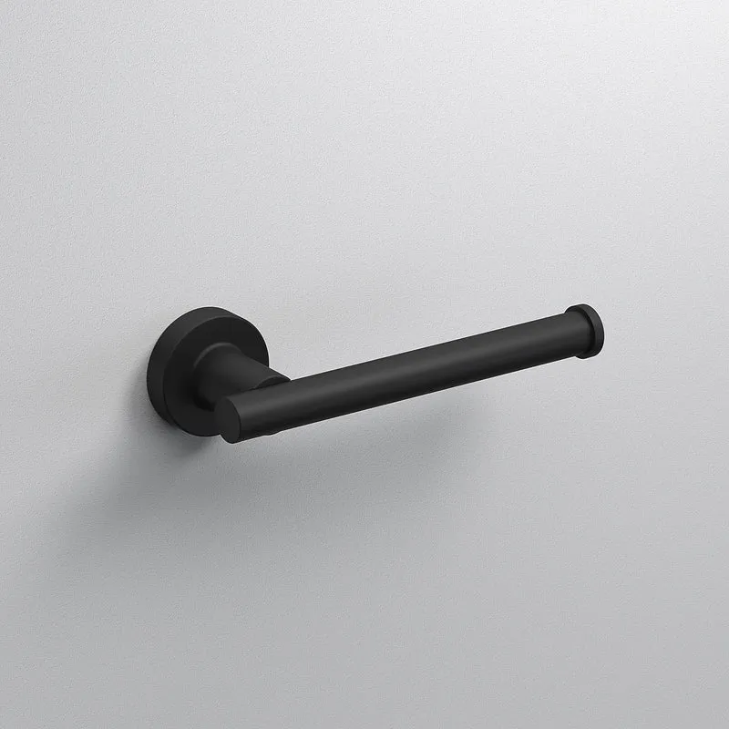 Sonia Tecno Project Spare/Open Toilet Roll Holder - Matt Black