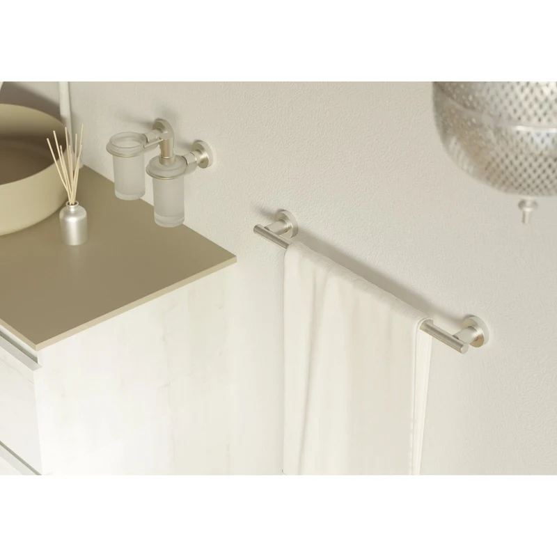 Sonia Tecno Project Open Toilet Roll Holder - Brushed Nickel