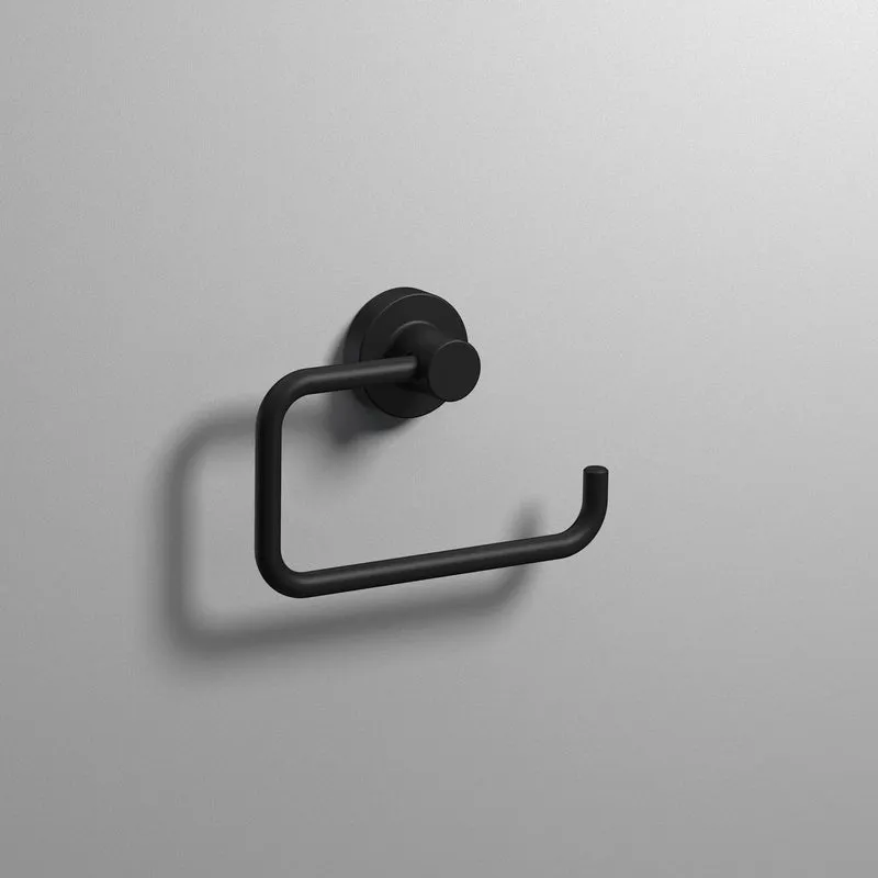 Sonia Tecno Project Open Toilet Roll Holder - Matt Black