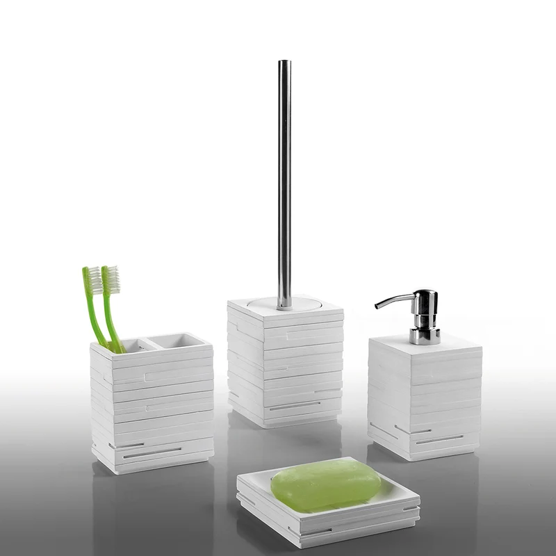 Porte-savon Blanc Gedy Quadrotto - Thermoplastique