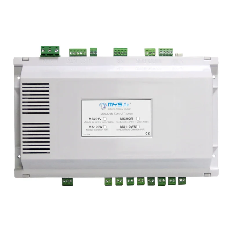 Module de commande radio-câblé à 7 zones - unité de commande pour thermostats de zone gainables