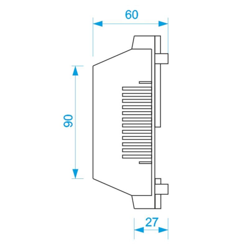 Module de commande radio-câblé à 7 zones - unité de commande pour thermostats de zone gainables