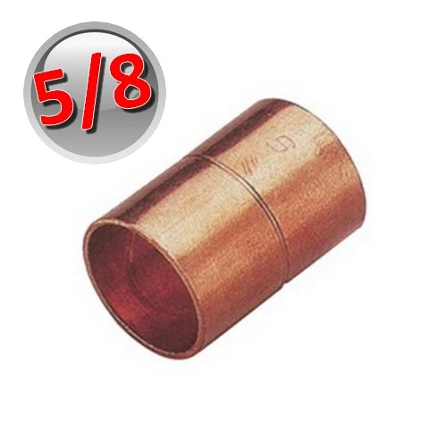 Manchon de cuivre à souder de 5/8'' - 15,87 mm