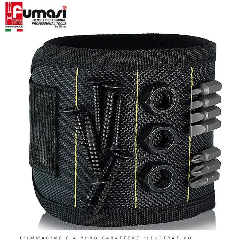 BRACELET PORTE-OUTILS MAGNÉTIQUE FUMASI POUR VIS ET PETITES PIÈCES