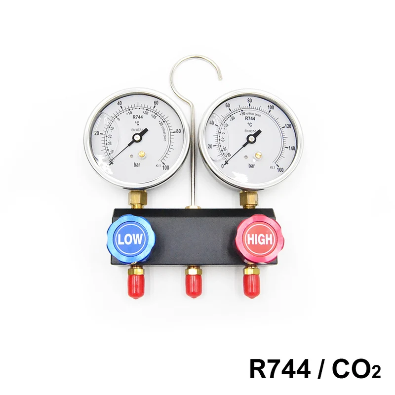 MANOMÈTRE 2 VOIES POUR CO2 - R744