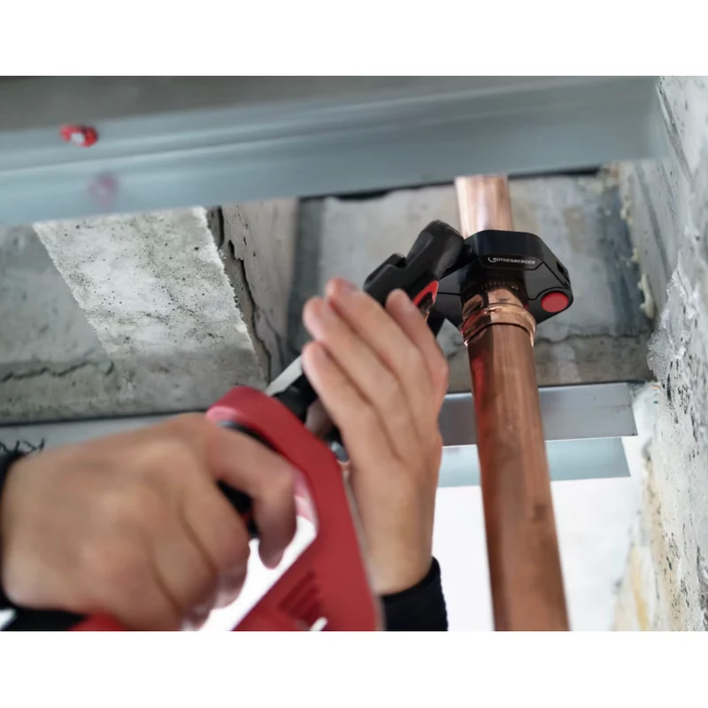 Adaptateur ZBR pour mâchoires compactes et jeu de bagues de pression Rothenberger