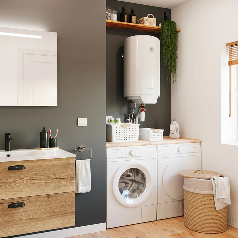 Chauffe-eau électrique vertical Ego 50 litres 1200 W - Atlantic 841348