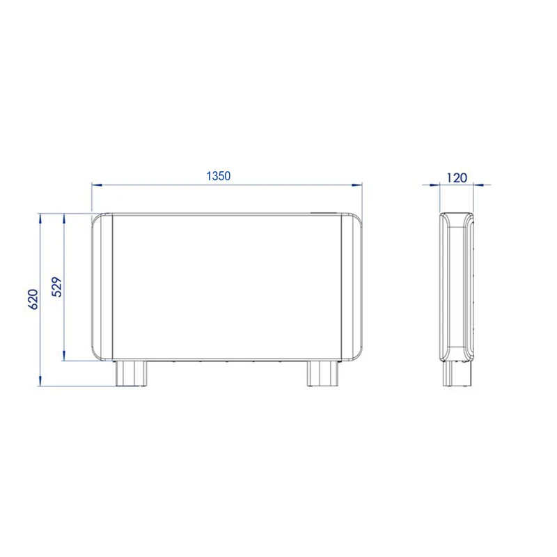 Radiateur à ventilo-convecteur hydronique Nemo 800 - Inverter CC avec commande intégrée